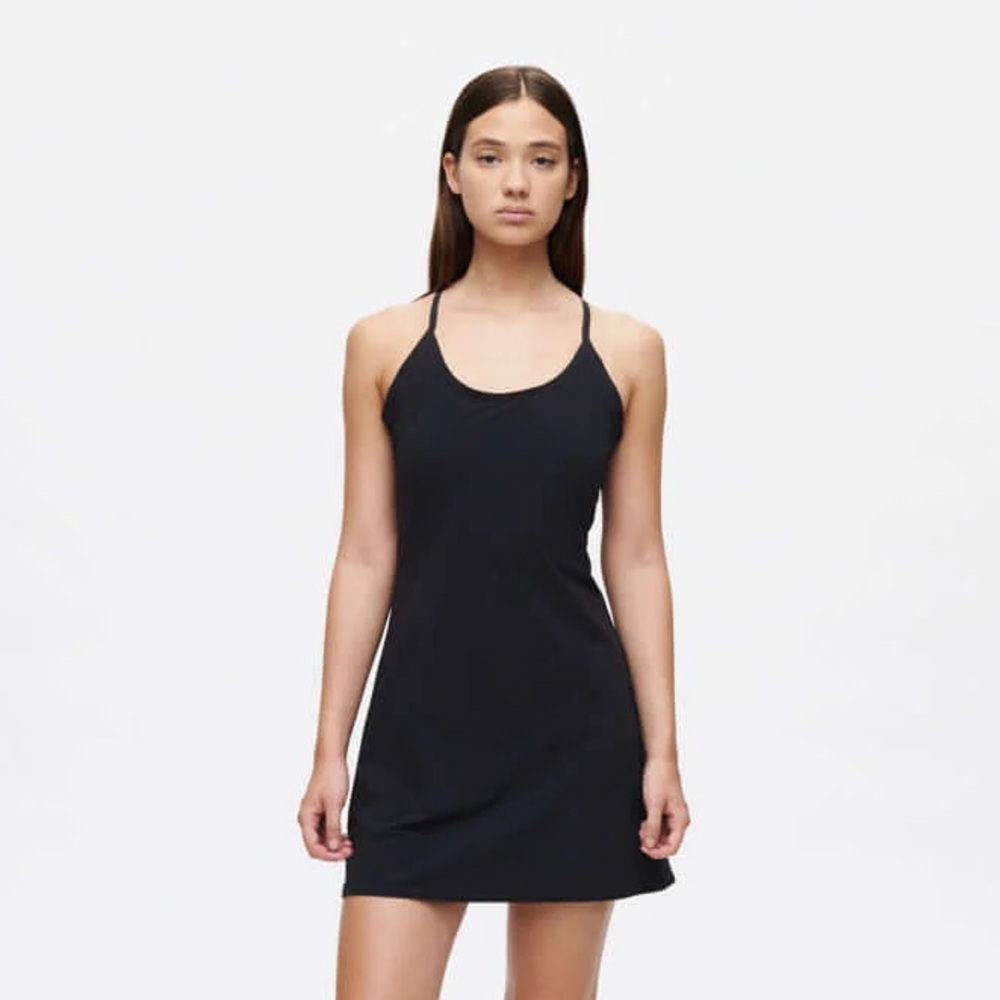 $100 OUTDOOR VOICES The Exercise Black Dress